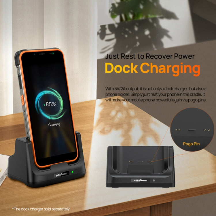 For Ulefone Power Armor 16 Pro / Armor 21 Ulefone USB-C / Type-C Desk Charging Dock(Black) - Dock Charger by Ulefone | Online Shopping UK | buy2fix