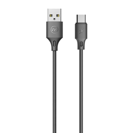 WK WDC-092 3m 2.4A Max Output Full Speed Pro Series USB to USB-C / Type-C Data Sync Charging Cable(Black) - USB-C & Type-C Cable by WK | Online Shopping UK | buy2fix