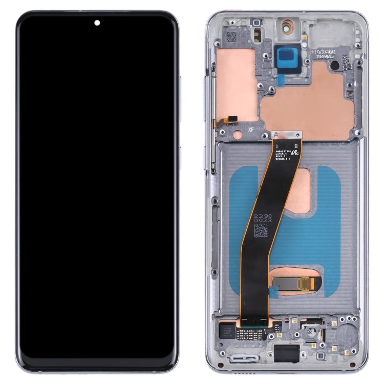 Original LCD Screen and Digitizer Full Assembly with Frame for Samsung Galaxy S20 5G SM-G981B(Silver) - LCD Screen by buy2fix | Online Shopping UK | buy2fix