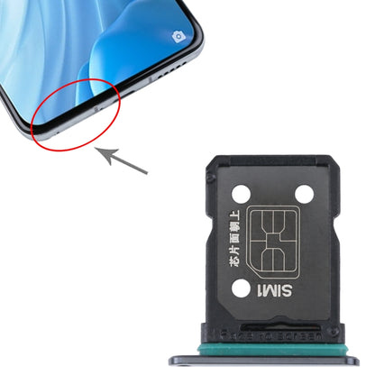 For OPPO Reno7 SE 5G SIM Card Tray + SIM Card Tray (Black) - Card Socket by buy2fix | Online Shopping UK | buy2fix
