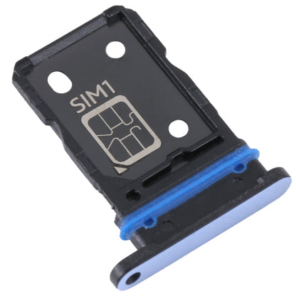 For vivo S15e SIM Card Tray + SIM Card Tray (Blue) - Card Socket by buy2fix | Online Shopping UK | buy2fix