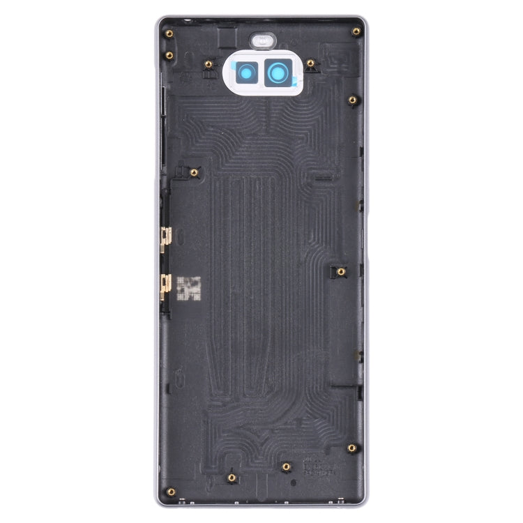 For Sony Xperia 10 Original Battery Back Cover(Silver) - Repair & Spare Parts by buy2fix | Online Shopping UK | buy2fix