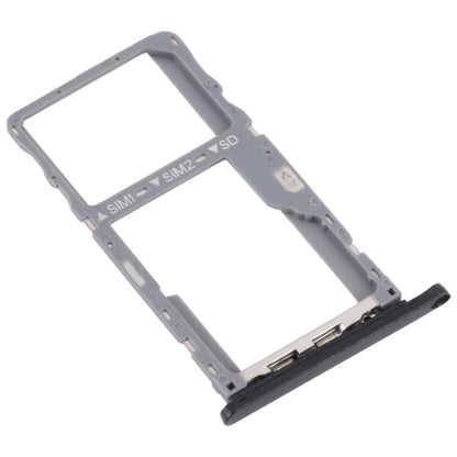 For Alcatel 1V 2020 Original SIM Card Tray + SIM / Micro SD Card Tray (Black) - Card Tray by buy2fix | Online Shopping UK | buy2fix