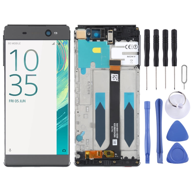 Original LCD Screen For Sony Xperia XA Ultra F3212 Digitizer Full Assembly with Frame(Black) - Repair & Spare Parts by buy2fix | Online Shopping UK | buy2fix