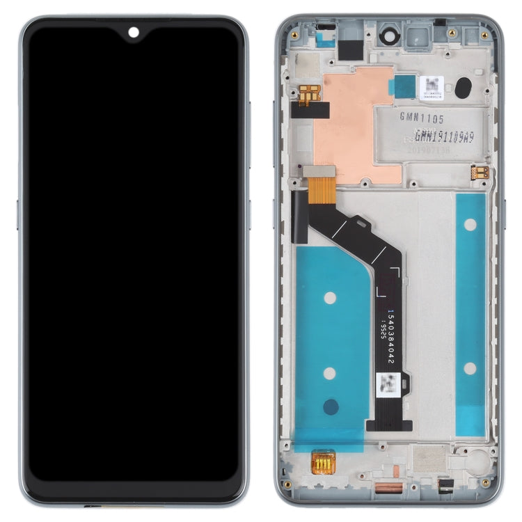 Original LCD Screen For Nokia 7.2 / 6.2 Digitizer Full Assembly with Frame(Silver) - Repair & Spare Parts by buy2fix | Online Shopping UK | buy2fix