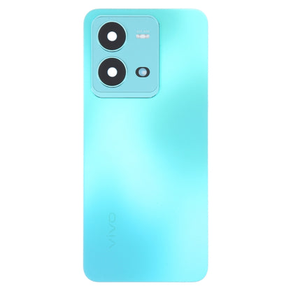 For vivo V25 Original Battery Back Cover with Camera Lens Cover(Blue) - Repair & Spare Parts by buy2fix | Online Shopping UK | buy2fix