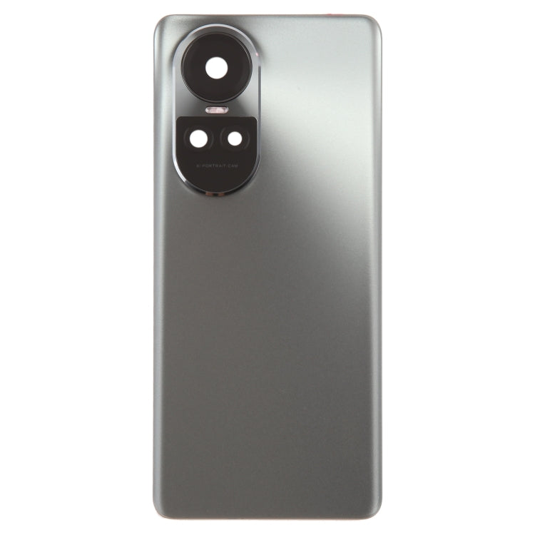 For OPPO Reno10 Global Original Battery Back Cover with Camera Lens Cover (Grey) - Back Cover by buy2fix | Online Shopping UK | buy2fix