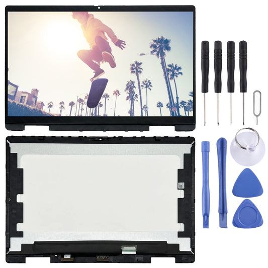 For HP Pavilion x360 14-EK 14-ek0013dx FHD LCD Screen Digitizer Full Assembly with Frame (Black) - HP Spare Parts by buy2fix | Online Shopping UK | buy2fix
