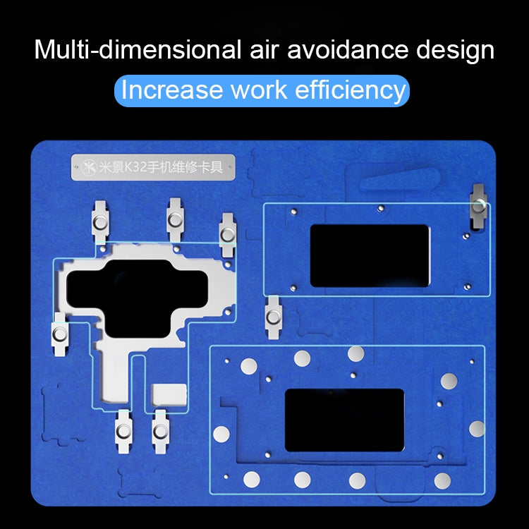 Mijing K32 3 in 1 PCB Holder for iPhone 11/11 Pro/11 Pro Max - Repair Fixture by MIJING | Online Shopping UK | buy2fix