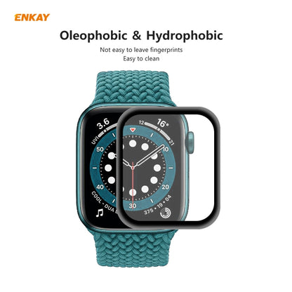 For Apple Watch 6/5/4/SE 40mm 2 PCS ENKAY Hat-Prince 3D Full Screen Soft PC Edge + PMMA HD Screen Protector Film - Smart Wear by ENKAY | Online Shopping UK | buy2fix