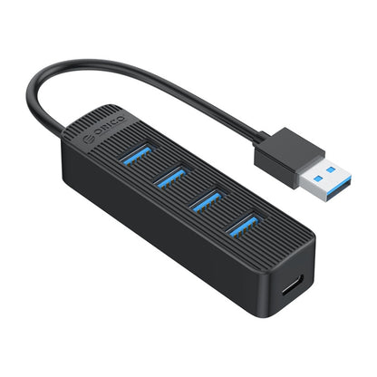 ORICO TWU3-4A-BK 4-Port USB 3.0 HUB - USB 3.0 HUB by ORICO | Online Shopping UK | buy2fix