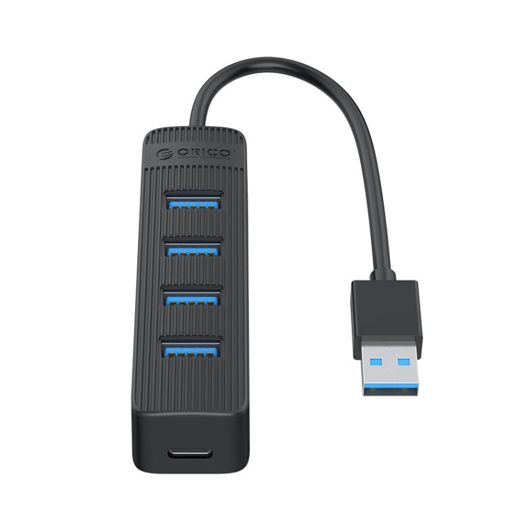 ORICO TWU3-4A-BK 4-Port USB 3.0 HUB - USB 3.0 HUB by ORICO | Online Shopping UK | buy2fix