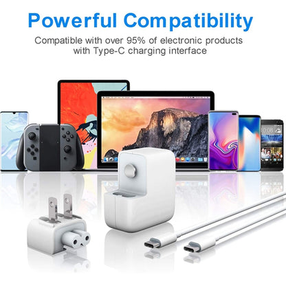 PD3.0 30W USB-C / Type-C Interface Universal Travel Charger with Detachable Foot, US Plug - Mobile Accessories by buy2fix | Online Shopping UK | buy2fix