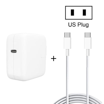 2 in 1 PD3.0 30W USB-C / Type-C Travel Charger with Detachable Foot + PD3.0 3A USB-C / Type-C to USB-C / Type-C Fast Charge Data Cable Set, Cable Length: 1m, US Plug - Mobile Accessories by buy2fix | Online Shopping UK | buy2fix
