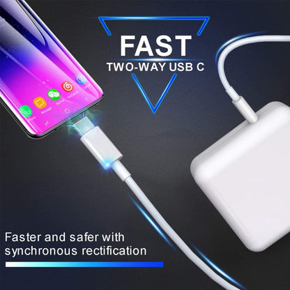 2 in 1 PD3.0 30W USB-C / Type-C Travel Charger with Detachable Foot + PD3.0 3A USB-C / Type-C to USB-C / Type-C Fast Charge Data Cable Set, Cable Length: 1m, US Plug - Mobile Accessories by buy2fix | Online Shopping UK | buy2fix