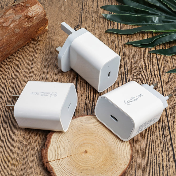 SDC-20W 2 in 1 PD 20W USB-C / Type-C Travel Charger + 3A PD3.0 USB-C / Type-C to 8 Pin Fast Charge Data Cable Set, Cable Length: 1m, US Plug - Mobile Accessories by buy2fix | Online Shopping UK | buy2fix