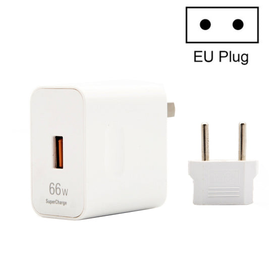 HW-66W 6A USB Fast Charging Travel Charger With EU Plug Conversion Head - Mobile Accessories by buy2fix | Online Shopping UK | buy2fix