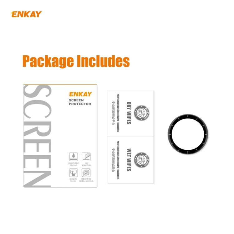 For Venu 2 / Vivoactive 4 45mm ENKAY Hat-Prince 3D Full Screen Soft PC Edge + PMMA HD Screen Protector Film - Screen Protector by ENKAY | Online Shopping UK | buy2fix