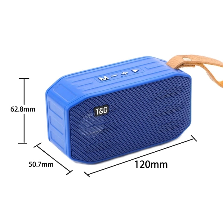 T&G TG296 Portable Wireless Bluetooth 5.0 Speaker Support TF Card / FM / 3.5mm AUX / U-Disk / Hands-free(Gray) - Mini Speaker by T&G | Online Shopping UK | buy2fix