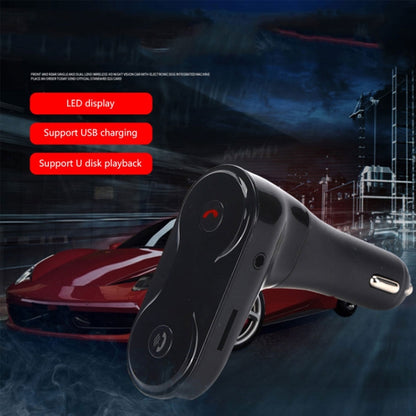 C8 Car Wireless FM Transmitter Modulator Bluetooth  Charger Kit AUX Hands Free Mini MP3 Music Player - In Car by buy2fix | Online Shopping UK | buy2fix