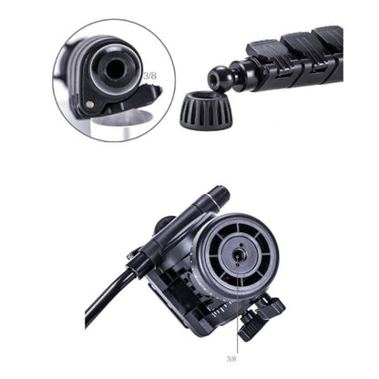 YUNTENG VCT-558 Camera Monopod + Fluid Pan Head + Unipod Holder - Tripods by YUNTENG | Online Shopping UK | buy2fix