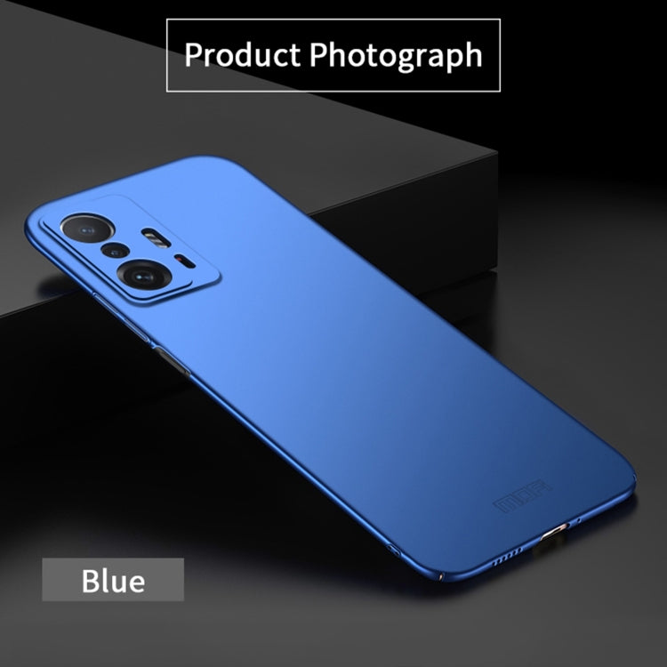 For Xiaomi Mi 11T / 11T Pro MOFI Frosted PC Ultra-thin Hard Phone Case(Blue) - Xiaomi Cases by MOFI | Online Shopping UK | buy2fix