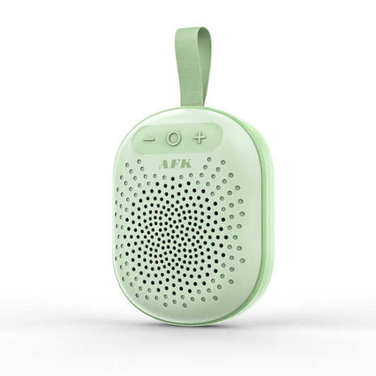 AEC BT513 RGB Light Waterproof Portable Bluetooth Speaker Support FM / TF Card(Light Green) - Mini Speaker by AEC | Online Shopping UK | buy2fix