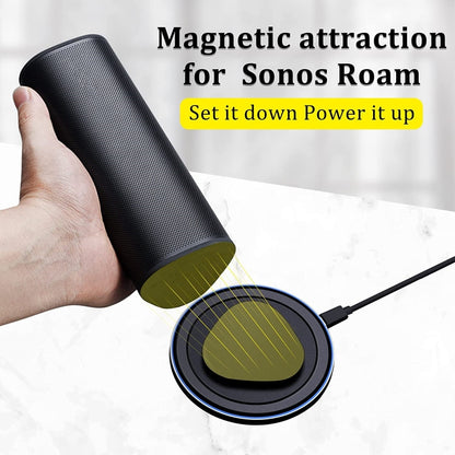 For Sonos Roam Bluetooth Speaker Magnetic Wireless Charger Charging Dock - Other Accessories by buy2fix | Online Shopping UK | buy2fix