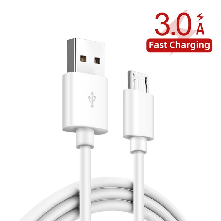 65W Dual PD Type-C + 3 x USB Multi Port Charger with 3A USB to Micro USB Data Cable, US Plug(White) - Mobile Accessories by buy2fix | Online Shopping UK | buy2fix