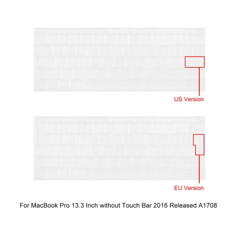 For MacBook Pro 13.3 A1708 ENKAY Hat-Prince 3 in 1 Spaceman Pattern Laotop Protective Crystal Case with TPU Keyboard Film / Anti-dust Plugs, Version:EU(Spaceman No.2) - MacBook Pro Cases by ENKAY | Online Shopping UK | buy2fix