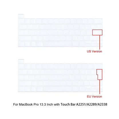 For MacBook Pro 13.3 A2251/A2289/A2338 ENKAY Hat-Prince 3 in 1 Protective Bracket  Case Cover Hard Shell with TPU Keyboard Film / Anti-dust Plugs, Version:US(Blue) - MacBook Pro Cases by ENKAY | Online Shopping UK | buy2fix