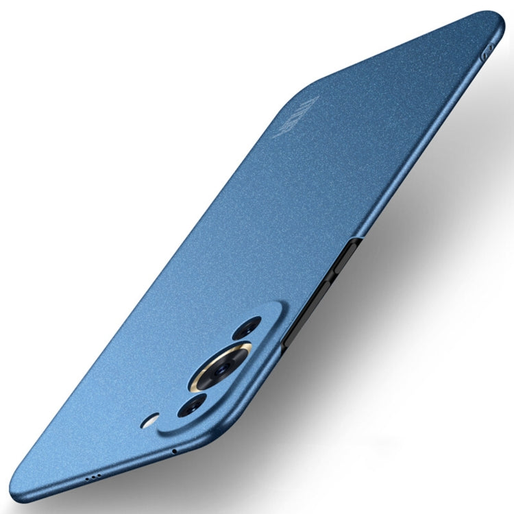 For Huawei Nova 10 Pro MOFI Fandun Series Frosted PC Ultra-thin Phone Case(Blue) - Huawei Cases by MOFI | Online Shopping UK | buy2fix