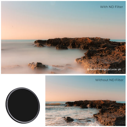 K&F CONCEPT KF01.1406 82mm ND2 To ND400 Variable Filter Multi Coated Ultra-Slim Neutral Density Filter - Camera Accessories by K&F | Online Shopping UK | buy2fix