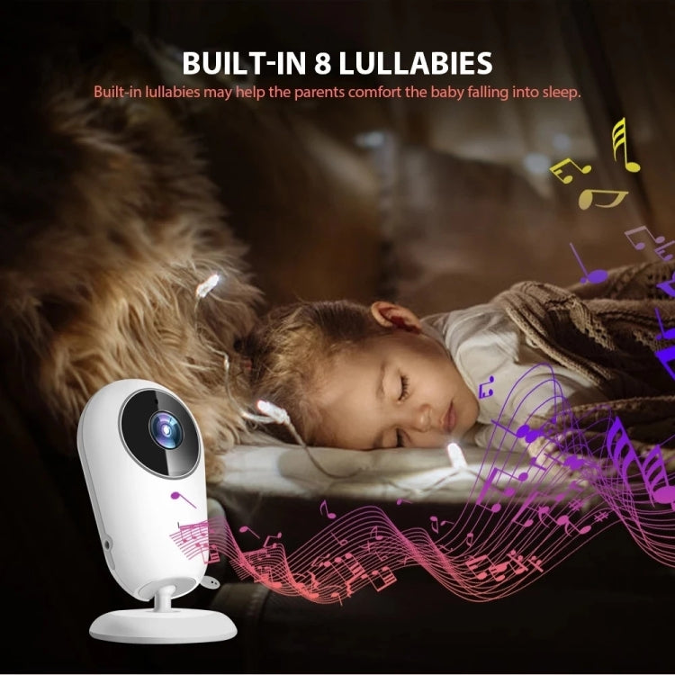 VB608 4.3 inch Wireless Video Baby Monitor IR LED Night Vision Intercom Surveillance Camera(US Plug) - Security by buy2fix | Online Shopping UK | buy2fix