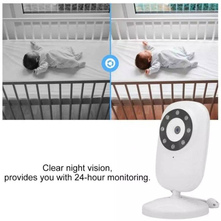 835P 3.5 inch Video Wireless Baby Monitor IR Night Vision Voice Security Camera(EU Plug) - Security by buy2fix | Online Shopping UK | buy2fix