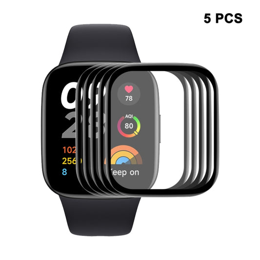 5 PCS For Redmi Watch 3 ENKAY 3D Full Coverage Soft PC Edge + PMMA HD Screen Protector Film - Screen Protector by ENKAY | Online Shopping UK | buy2fix