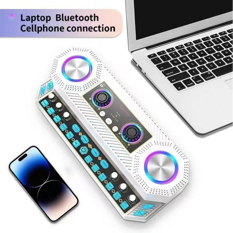 X20 Multifunction Singing Sound Card Audio Machine Square Dance Karaoke Wireless Bluetooth Speaker - Consumer Electronics by buy2fix | Online Shopping UK | buy2fix