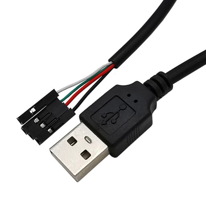 USB Male JUNSUNMAY USB 2.0 A to Female 4 Pin Dupont Motherboard Header Adapter Extender Cable, Length: 0.3m - USB Cable by JUNSUNMAY | Online Shopping UK | buy2fix