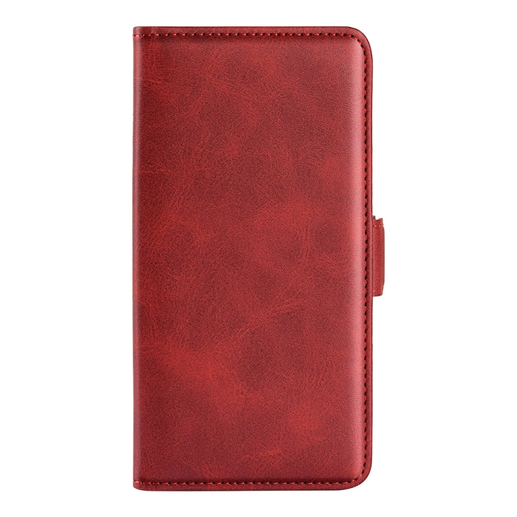 For iPhone 15 Dual-side Magnetic Buckle Horizontal Flip Leather Phone Case(Red) - iPhone 15 Cases by buy2fix | Online Shopping UK | buy2fix