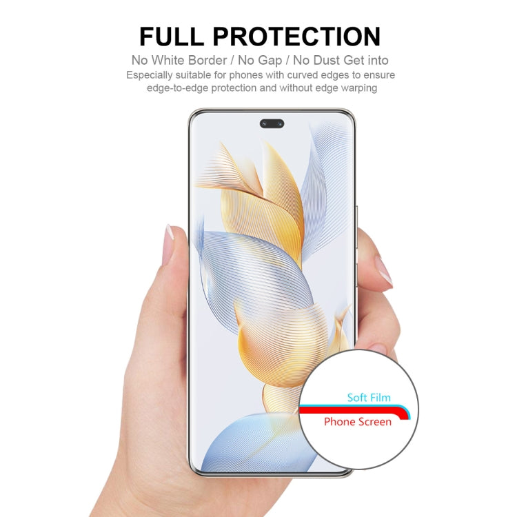 For Honor 90 Pro ENKAY Hat-Prince Full Glue Coverage Soft Explosion-proof Hydrogel Film - For Huawei by ENKAY | Online Shopping UK | buy2fix