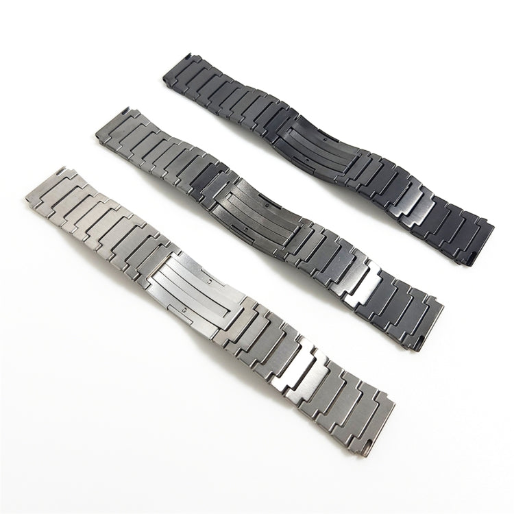 For Huawei Watch GT 3 46mm One Bead Titanium Alloy Watch Band(Gray) - Watch Bands by buy2fix | Online Shopping UK | buy2fix