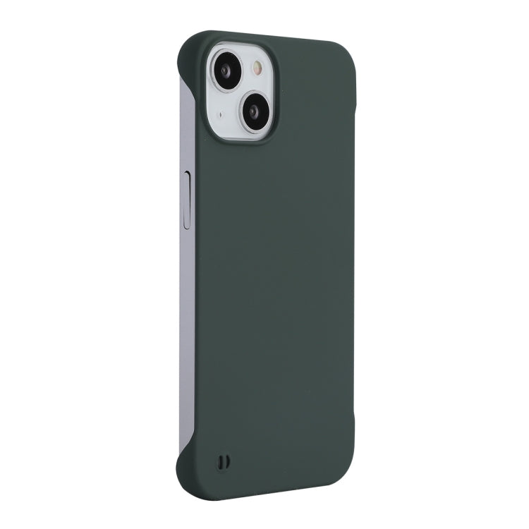 For iPhone 15 ENKAY Ultra-thin Matte Frameless PC Phone Case(Dark Green) - iPhone 15 Cases by ENKAY | Online Shopping UK | buy2fix