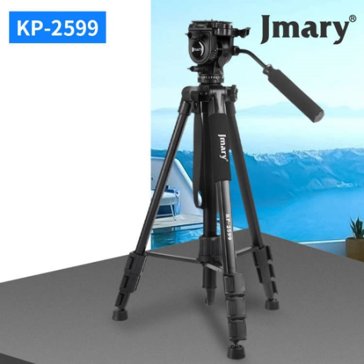 JMARY KP2599 SLR Camera Phone Live Streaming Outdoor Photography Aluminum Tripod - Tripods by Jmary | Online Shopping UK | buy2fix