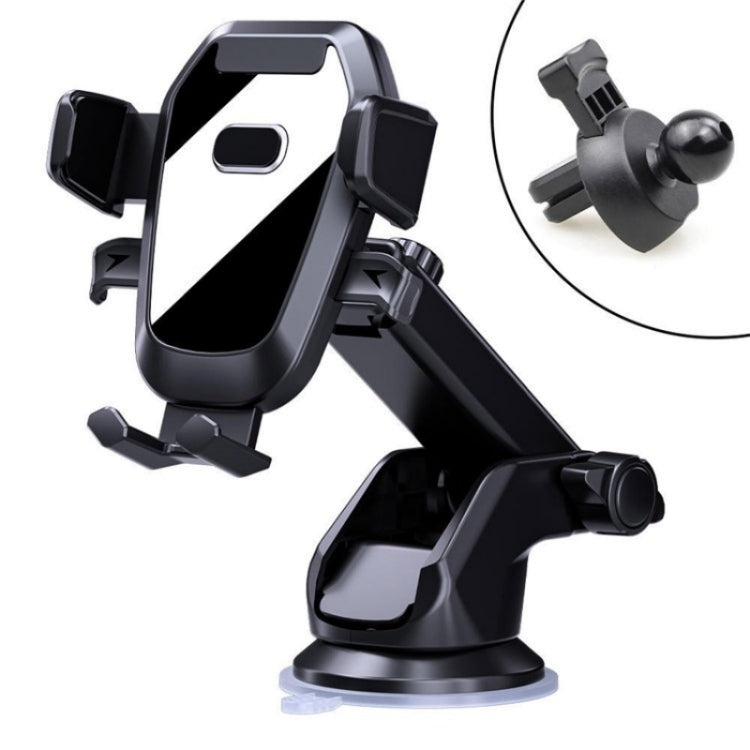 D-41+121+120 Multifunctional Telescopic Suction Cup Cell Phone Bracket - Car Holders by buy2fix | Online Shopping UK | buy2fix