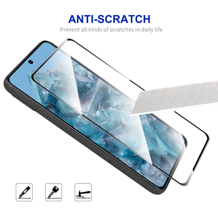 For Google Pixel 8 Pro 5pcs ENKAY Hat-Prince Full Glue High Aluminum-silicon Tempered Glass Film - Google Tempered Glass by ENKAY | Online Shopping UK | buy2fix