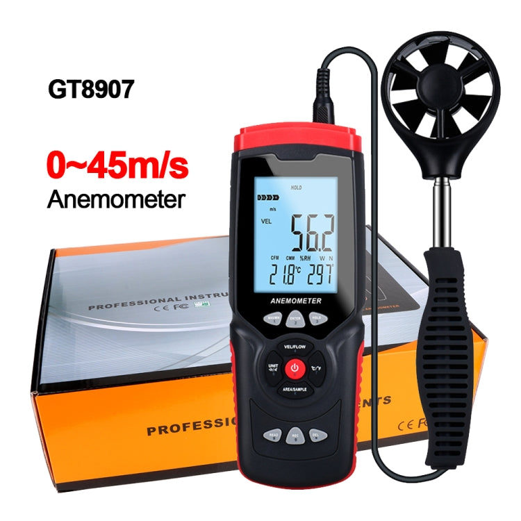 GT8907 Digital Anemometer - Consumer Electronics by buy2fix | Online Shopping UK | buy2fix