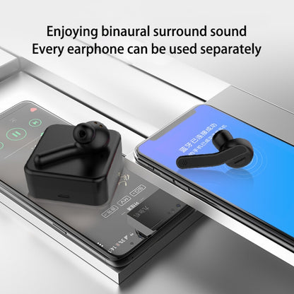 T88 Mini Touch Control Hifi Wireless Bluetooth Earphones TWS Wireless Earbuds with Charger Box(White) - TWS Earphone by buy2fix | Online Shopping UK | buy2fix