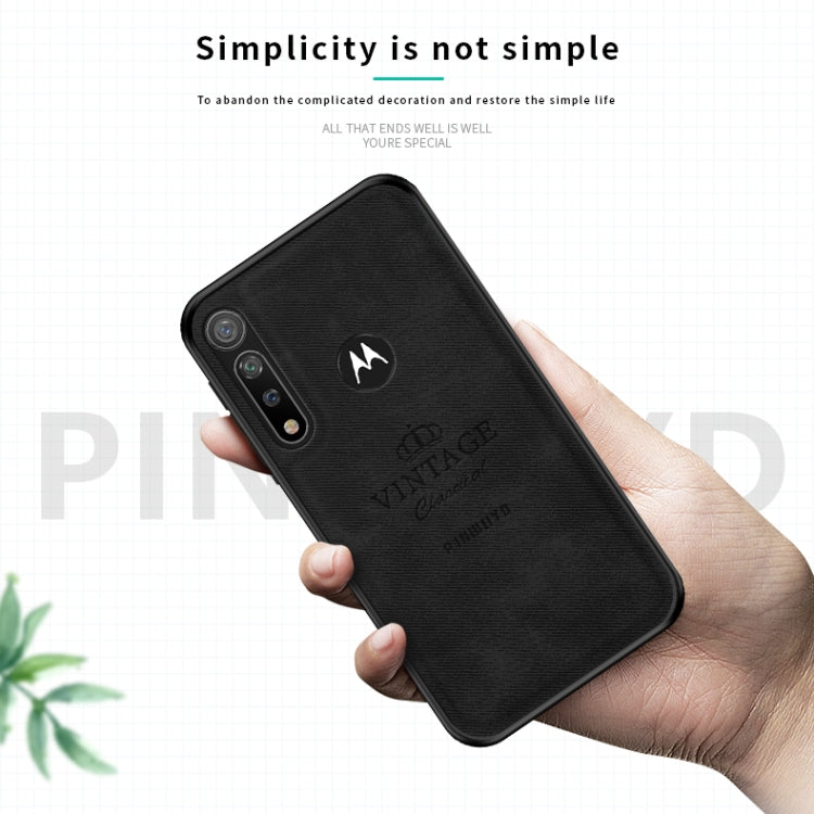 For MOTO G8 Plus PINWUYO Zun Series PC + TPU + Skin Waterproof And Anti-fall All-inclusive Protective Shell(Black) - Motorola Cases by PINWUYO | Online Shopping UK | buy2fix