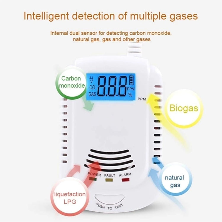 Coalgas Natural Gas Methane Propane Leak Detector Tester Measurer Home Security Tool, EU Plug - Consumer Electronics by buy2fix | Online Shopping UK | buy2fix