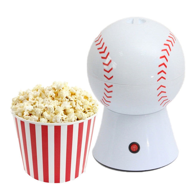 Creative Soccer Ball Electric Household Hot Air Popcorn Maker European regulations - Home & Garden by buy2fix | Online Shopping UK | buy2fix